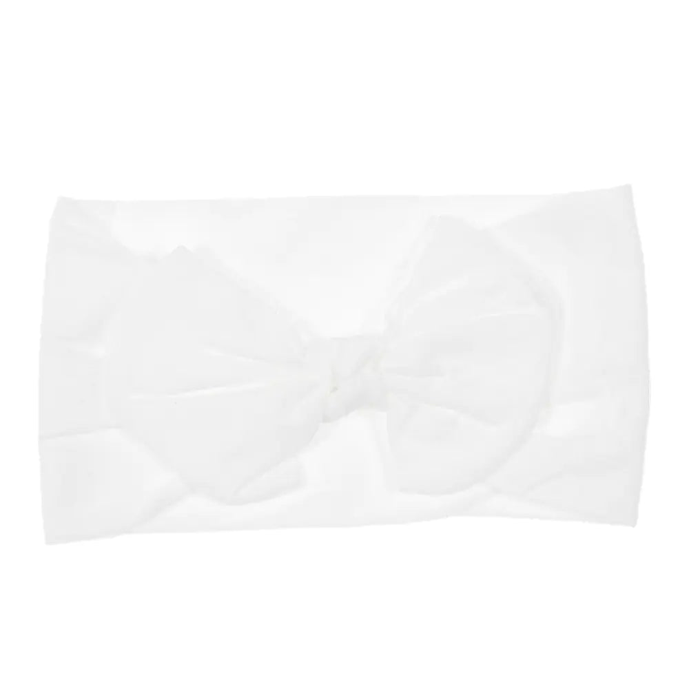 Bohemian Style Baby Nylon Headband with Bow Decor