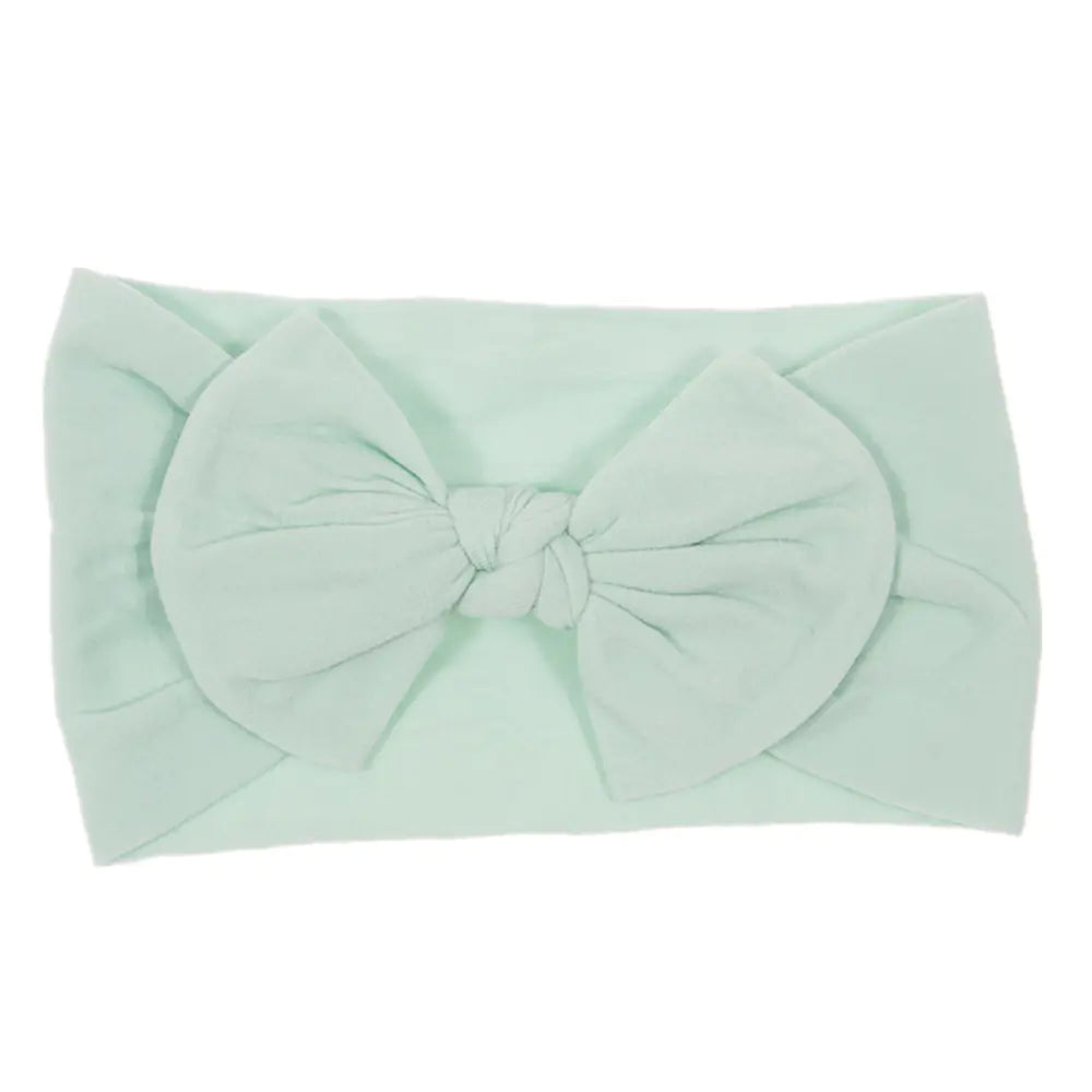 Bohemian Style Baby Nylon Headband with Bow Decor