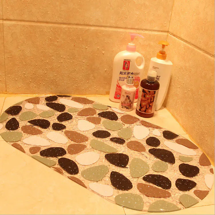 PVC Non-Slip Bath Mat for Bathroom and Bathtub