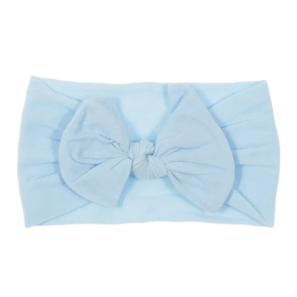 Bohemian Style Baby Nylon Headband with Bow Decor