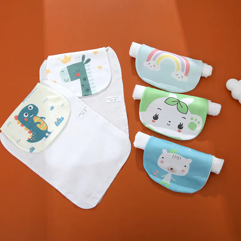 Summer Baby Sweat Absorbent Cotton Towel-Soft and Breathable for Infants