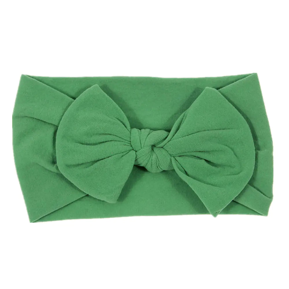 Bohemian Style Baby Nylon Headband with Bow Decor