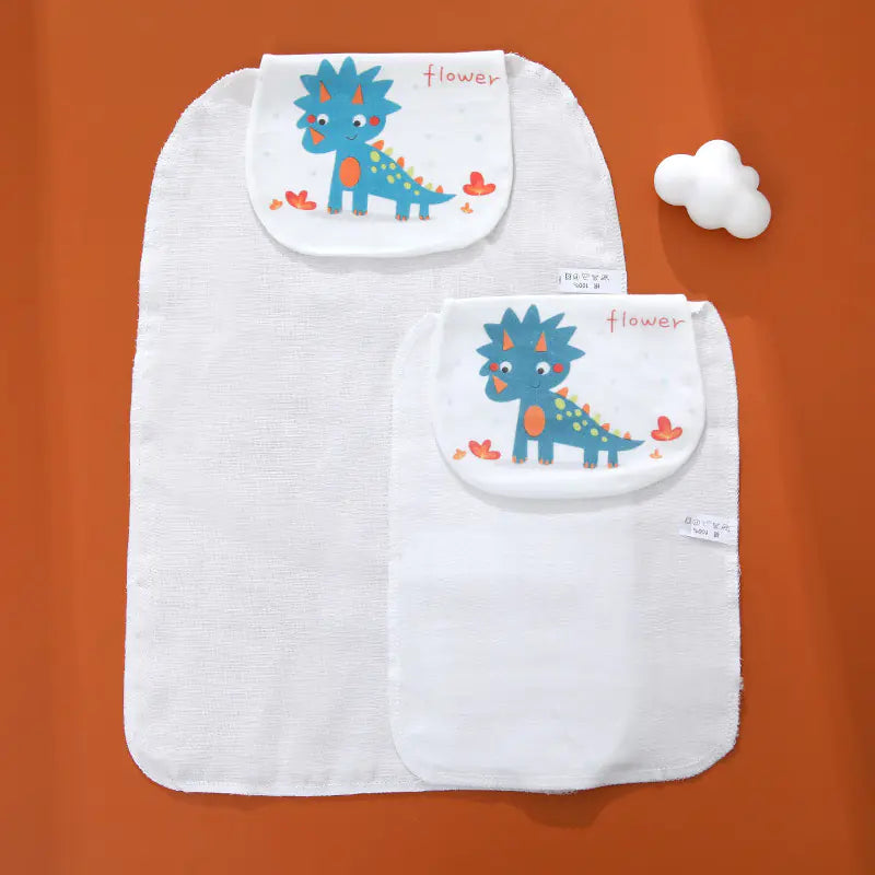 Summer Baby Sweat Absorbent Cotton Towel-Soft and Breathable for Infants